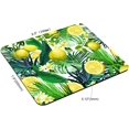 thumbnail image 3 of Lemons & Tropical Leaves Summer Mouse Pad 9.5x7.9in Non-Slip Rubber Base Customized Rectangle Mousepad for Office & Home, 3 of 5