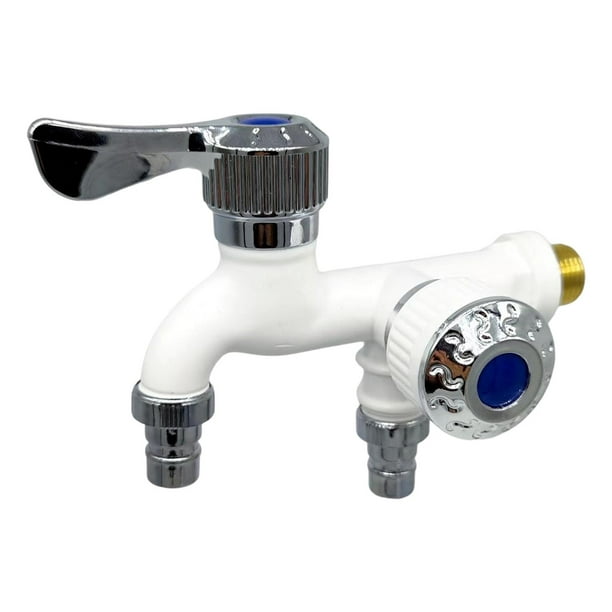 Grifo de salida de agua doble PP herramienta profesional de repuesto de 1 2 pulgadas grifo de cocina accesorio de Control doble interruptor doble perfecl Grifo de inodoros Bodega Aurrera en linea