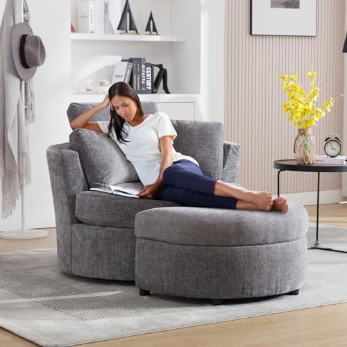 Curved Corner Lounge With Ottoman Leather Sofa Round Corner Lounge