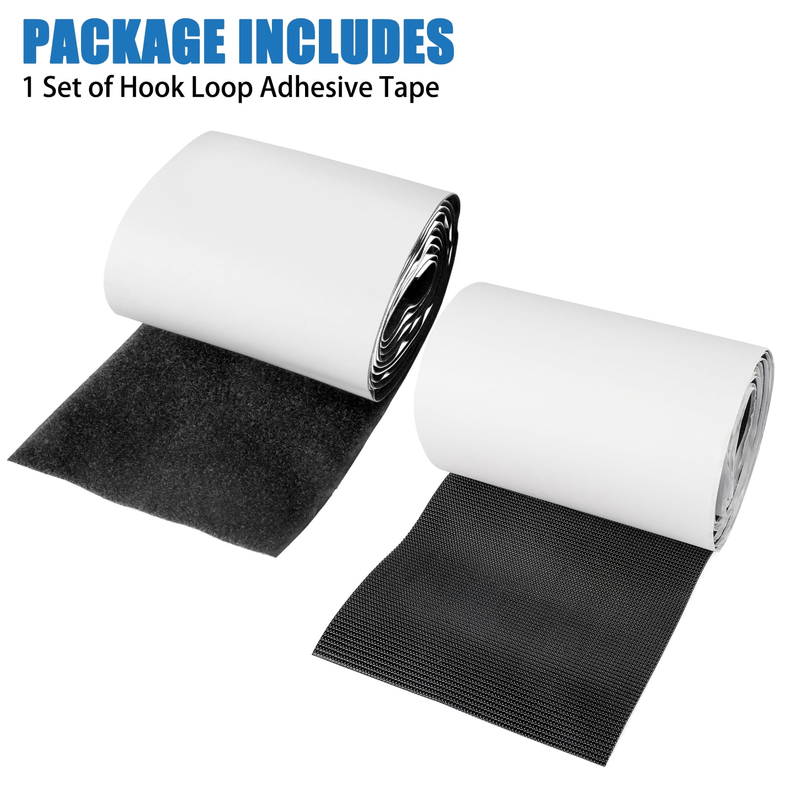 4PCS, Black Non Slip Cushion Pad - 10 x 15 CM Hook Loop Tape for Reduce Couch Cushions Sliding