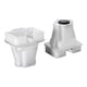 thumbnail image 2 of 2 piezas de Clips de almohadilla de cojín de asiento trasero automotriz/1609267180 blanco para C3 301 208 piezas de repuesto duraderas/ Soledad Hebillas del asiento trasero, 2 of 7