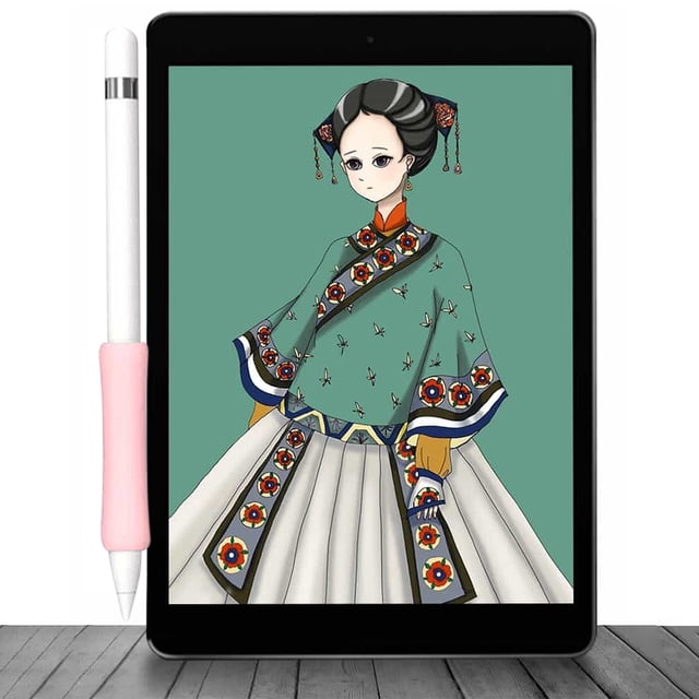 Stylus Cover para Apple Pencil 1/2 Antideslizante Tablet Touch Pen Grip Fundas con soporte JShteea El nuevo