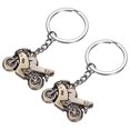 thumbnail image 1 of Uxcell 2Pcs Llavero de Metal para Motocicleta, Llavero de Coche Cool, Llavero de Motocicleta de Moda, Llavero de Coche Adecuado para Hombres y Mujeres, Bronce, 1 of 7