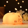 thumbnail image 1 of LINLIN Kids Night Lights Cute Silicone Color Changing Desk Table Light Rechargeable Nursery Lamp with Tap Control,Decoration Ambient Light for Toddler Baby Children Bedroom, 1 of 9