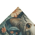 thumbnail image 4 of Yayeee Tapestry Wall Hanging for Bedroom 80" x 60" Living Room Home Wall Art Decor, Flowers Cat, 4 of 7