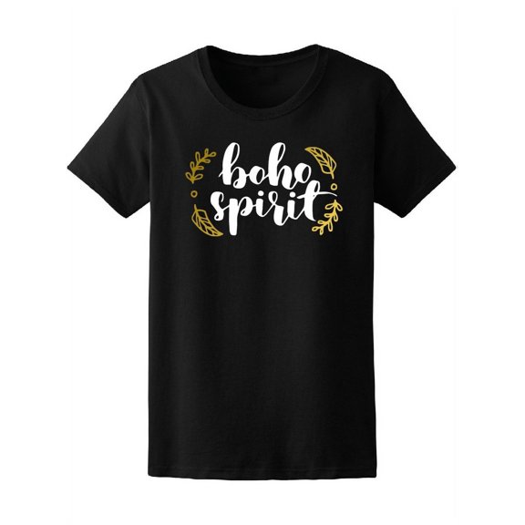 Boho Bohemian Spirit Flower Tee Women's - Women T-Shirt, Medium