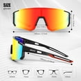thumbnail image 5 of SCVCN nuevas gafas de sol para ciclismo al aire libre, gafas para bicicleta de montaña para hombre, gafas deportivas para escalada de montaña, pesca para mujer, gafas UV400 para ciclismo, 5 of 5