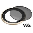 thumbnail image 4 of Unique Bargains 2 Pcs Grille de Haut-Parleur 4 Pieds Protection de Caisson de Basses Pièces Audio Doré, 4 of 4