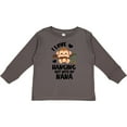 thumbnail image 3 of Inktastic Monkey I Love Hanging out with My Nana Boys or Girls Long Sleeve Toddler T-Shirt, 3 of 5