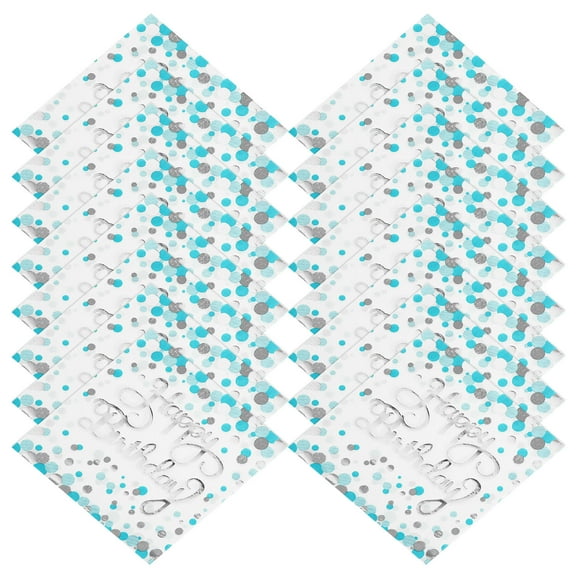 Masteelf 40pcs Dot Paper Napkins Disposable Luncheon Napkins Decorative Hand Napkin Dinner Napkin Hand Towels For Wedding Baby Shower Birthday Party