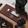 thumbnail image 2 of Long Mouse Pads for Desk,Brown Silver Football Pattern Desk Mats on Top Of Desks, Desk Mouse Pad Extra Large with 3mm Non-Slip Base and Stitched Edge for Gaming,Office,Work,Home 35.4"x15.7", 2 of 6