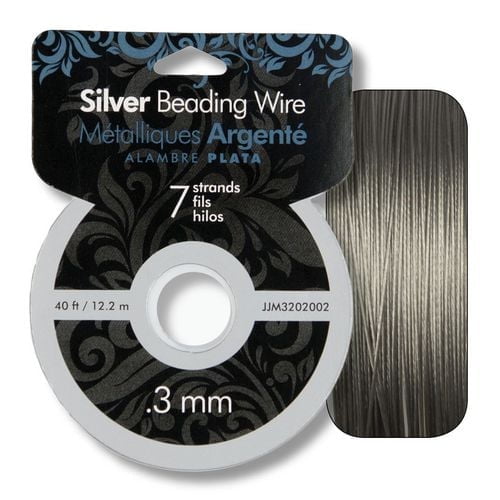 Cousin .3 mm Silver Beading Wire
