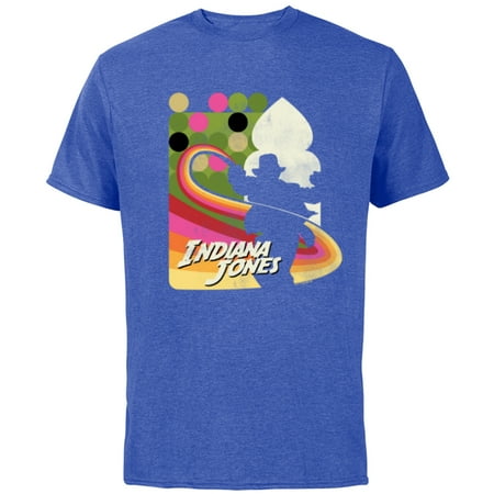 Lucasfilm Indiana Jones and the Dial of Destiny ’60s Whip – Short Sleeve Cotton T-Shirt for Adults – Customized-Royal Heather