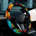 thumbnail image 6 of Flower Butterfly 14.5 Inch Printing PVC Leather Car Wheel Cover Steering Wheel Covers Auto Accessories, 6 of 6
