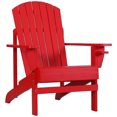 thumbnail image 1 of Outsunny Classic Adirondack Chair with Cup Holder for Backyard Red, 1 of 10