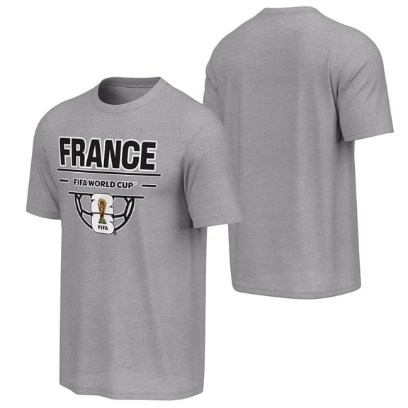 FIFA World Cup 2026 Men's Gray France Soccer Ball Tee