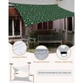 thumbnail image 4 of Sun Shade Sail 8'x10' Green Leopard Print Rectangle Sun Shade Sails Canopy Waterproof Luxury Animal Fur Pattern Outdoor Sunshades Sand UV Block Cover Shades Cloth for Patio Backyard Garden Deck, 4 of 9