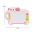 thumbnail image 3 of Magnetic Drawing Board for Toddlers 3+ Years, Erasable Doodle Board with Sliding Eraser, ABS Plastic Whiteboard for Kids, Preschool Learning Toy, Gift for Boys & Girls, 3 of 6
