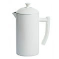 thumbnail image 1 of Frieling Cafetière à Piston en Acier Inoxydable à Double Paroi, Snow White, 34 fl oz, 1 of 1