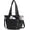 01-Black, variant on Lunch Bag Women Small Insulated Tote with Lunch Compartment Quilted Lightweight Puffy Tote Bag for Work, Travel, Outdoor, Camel