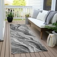 thumbnail image 6 of Addison Rugs Chantille Indoor/Outdoor Transitional Waves Gray Washable Runner Rug, 2'3" x 7'6", 6 of 6