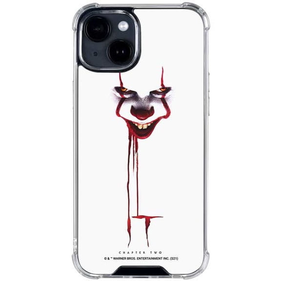 Skinit Warner Bros IT Volume 2 Pennywise Bloody iPhone 15 Plus Clear Case