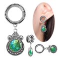 thumbnail image 4 of 2Pcs Ear Tunnels Ear Stretcher Dangle Ear Gauge Ear - 16mm, 4 of 8