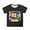 Black, variant on Toddler Girls Short Sleeve Tops Casual Cartoon Print Shirts Crewneck Tees Kids Back School Daily Wear Clothes Orange Size 4-5T