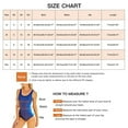 thumbnail image 3 of Clearance! Hontri Women's Slimming And Shielding Two Piece Swimsuit for Women with Straps Plus Size Swimwear Orange L, 3 of 5