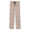 thumbnail image 6 of purcolt Mens Plaid Pajama Pants Drawstring Elastic Waist Lightweight Sleep Pants Lounge Pants Sleepwear PJ Bottoms with Pockets, 6 of 7