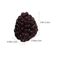 thumbnail image 2 of Miangastore Artificial Fruits For Decoration Lifelike Raspberry Model Black 18Pcs 0.9Inch, 2 of 9