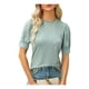 thumbnail image 1 of Blusa Manga Corta Abullonada Para Mujer Camiseta Ajustada, 1 of 5
