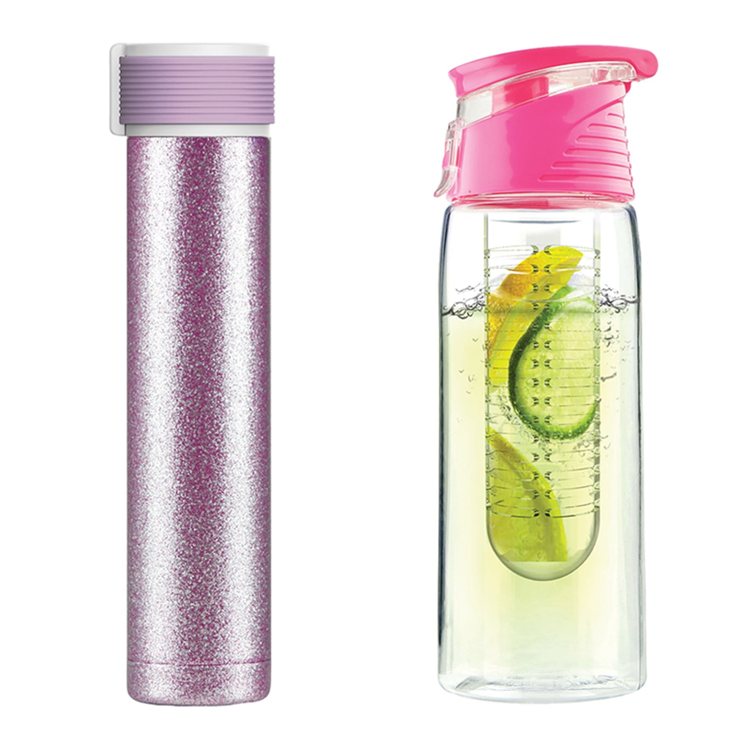 ASOBU BTA711SP 20Ounce Pure Flavor 2 Go Water Bottle (Pink) and SBV40P