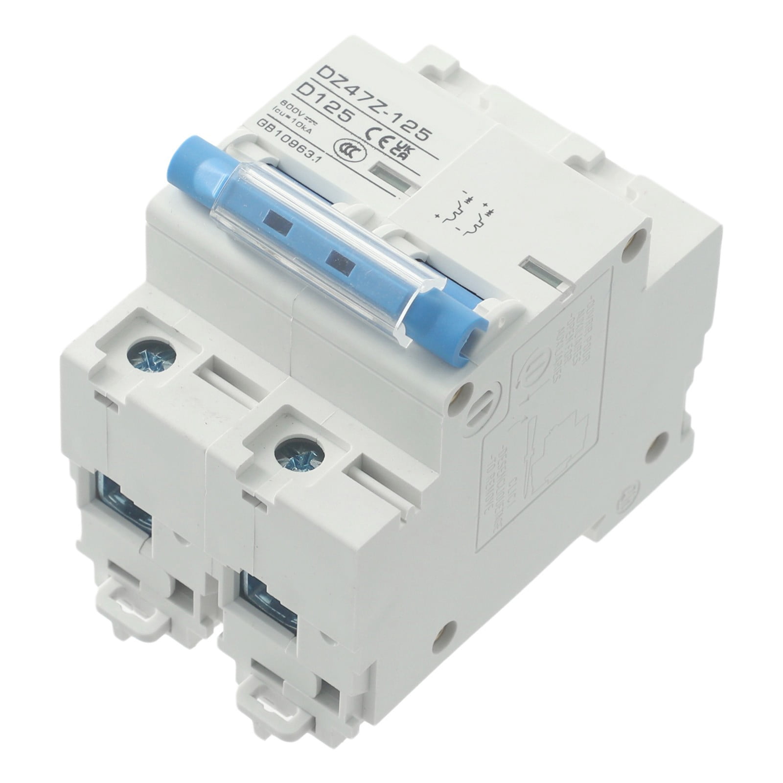 DC MCB for Solar PV 2P 125A 100A 80A 600V Circuit breaker PV Battery