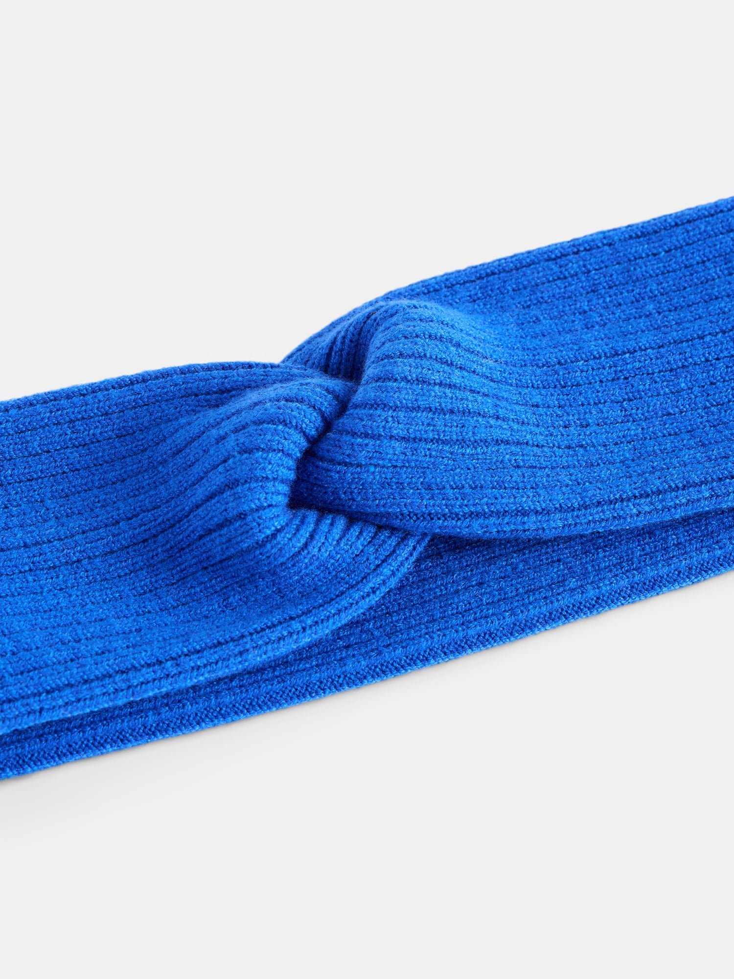 Scenario Women's Knit Twist Headwrap, Blue Fire
