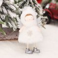 thumbnail image 4 of Ángel con alas Colgantes Adorno Árbol de Navidad Colgante Signo Feliz Navidad Árbol de Navidad Decor Tomshoo  Blanco, 4 of 7