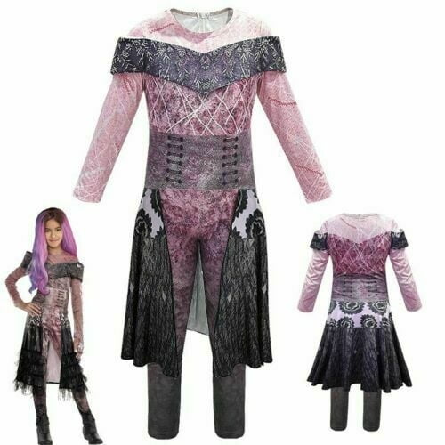 Descendants 3 Audrey Combinaison de Costume Halloween Cosplay Déguisement Tenues
