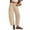 14#Beige, variant on GXIPO Womens Mid Rise Cord Barrel Jeans Casual Baggy Wide Leg Corduroy Cropped Ankle Pants with Pockets Beige S