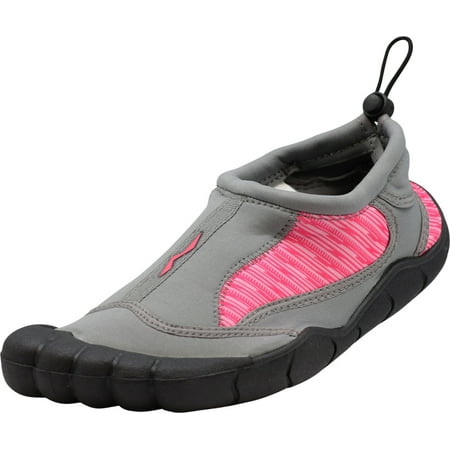 

NORTY Womens Water Shoes Adult Female Beach Shoes Grey Pink 10