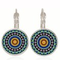 thumbnail image 2 of Pendientes de botón para mujer, pendientes de botón, pendientes de botón para mujer, elegantes pendientes colgantes para mujer, pendientes de joyería, pendientes, 2 of 2