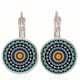 thumbnail image 2 of Pendientes de botón para mujer, pendientes de botón, pendientes de botón para mujer, elegantes pendientes colgantes para mujer, pendientes de joyería, pendientes, 2 of 2