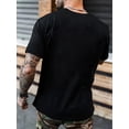 thumbnail image 3 of 'JESUS SAVES BRO' - Men's Front Printed Short-sleeved T-shirt - Comfortable & Breathable Casual Tops for Summer, Spring & Fall - Peace, Love, Faith, 3 of 5