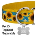 thumbnail image 5 of Country Brook Petz® Sunflowers Signature Martingale Dog Collar, 1 1/2 inch, Large, 5 of 5
