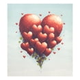 thumbnail image 3 of Dailycode Dishwasher Magnet Cover Magnetic Fridge Door Cover Home Kitchen Decor, Bunch Of Love Hearts, 23"x 26", 3 of 6
