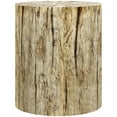 thumbnail image 1 of CoSoTower 17" Tall Tree Stump End Table, Concrete Sofa Side Table for Indoor and Outdoor Use, Garden Stool, Natural, 1 of 7