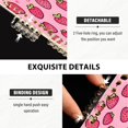 thumbnail image 3 of FORMRS 1-Subject Spiral Notebook 8" x 5" College Ruled 60 Refillable Sheet A5 Hard Cover, Strawberry Bliss, 3 of 7