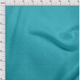 thumbnail image 4 of oneOone Polyester Spandex Aqua Blue Fabric Leaf Dress Material Fabric Print Fabric By The Yard 56 Inch Wide, 4 of 5