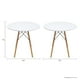 thumbnail image 4 of Mundo In Mesa Comedor Redonda Oslo 80 cm Melamina 4 Personas Mundo In 80, 4 of 8