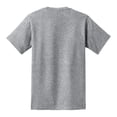 thumbnail image 6 of Mens Essential Cotton/Polyester T Shirt with Pocket Athletic Heather 2XL, 6 of 6