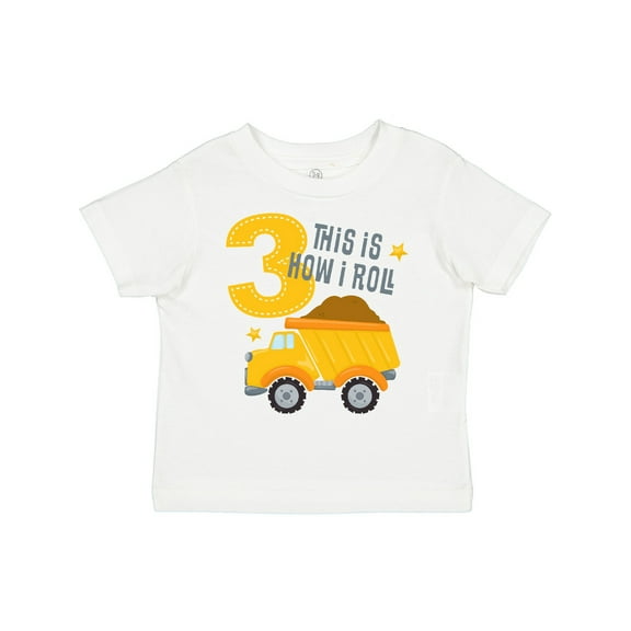 Inktastic Dump Truck 3rd Birthday Boys or Girls Toddler T-Shirt